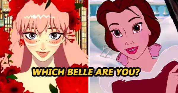 This Color Test Will Reveal If You're More Like Disney Princess Belle Or Anime Belle